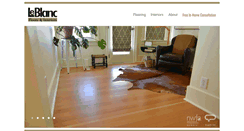 Desktop Screenshot of leblancfloors.com