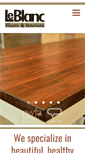 Mobile Screenshot of leblancfloors.com